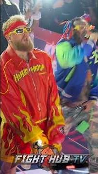 Jake Paul ELECTRIC RING WALK with 6ix9ine for AJ fight!