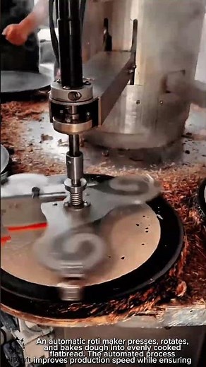 Flatbread Making Work Tool with Automatic Roti Maker #worktool