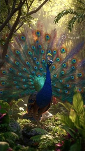 Ultra-Realistic 3D Peacock Animation in a Lush Jungle | Stunning Cinematic Visuals