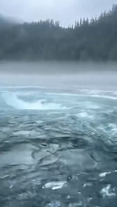 5.7K views · 71 reactions | A natural Maelstrom (Whirlpool) - a swirling mass of water caused by the collision of opposing currents, often found in narrow passages or where tides are strong. Old stories tell of ships being dragged into these swirling depths. | World in eyes | Facebook