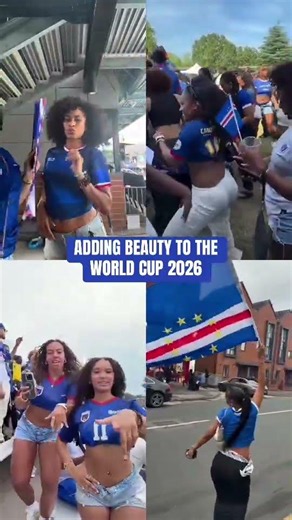 Beautiful Cape Verde 🇨🇻 women at the World Cup #worldcup
