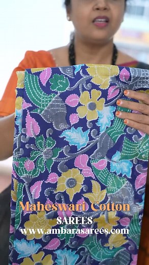 33 reactions |  Vibrance Woven in Tradition  Maheshwari cotton...