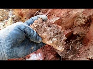 Silverton Colorado digging crystals!