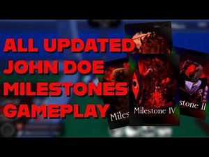 [ROBLOX: FORSAKEN] All Updated John Doe Milestone Skins Gameplay