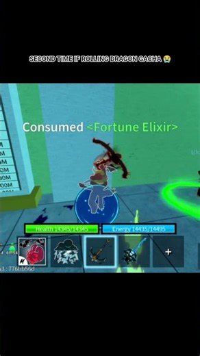 SECOND TIME OF ROLLING DRAGON GACHA 😭 #bloxfruits #roblox #gaming