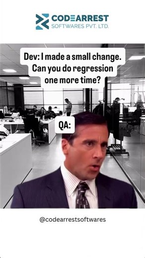 Dev vs QA Reality 😂 #codearrest #memes #developer #qa #funny #softwaredevelopment #development