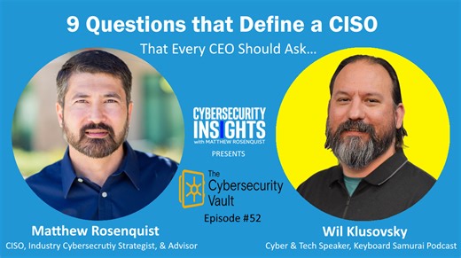 9 Cybersecurity Questions that Define a CISO
