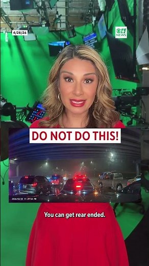 Do not park under an overpass during severe weather!