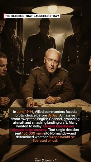 The Decision That Launched D-Day #WWII#DDay#MilitaryHistory#WorldWarII#AlliedForces
