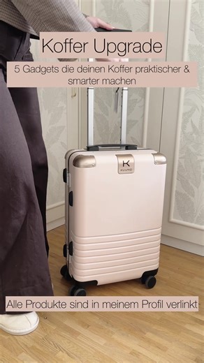 Anzeige – Diese Gadgets machen deinen Koffer smarter als je zuvor ✈️🔥 ➡️ alle Produkte sind in meinem Profil verlinkt, 🤍 Du denkst, ein Koffer ist einfach nur ein Koffer? Warte ab. 👀 Diese kleinen Upgrades machen ihn praktischer, sicherer und einfach so viel entspannter auf Reisen: ✈️ Koffertag mit QR-Code – falls er verloren geht, kann er direkt zu dir zurückfinden und das ohne Adressanhänger ✈️ AirTag-Fach zum Einkleben im Inneren – unauffällig & sicher versteckt, damit du immer weißt wo de