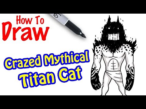 How to Draw Crazed Mythical Titan Cat | Battle Cats