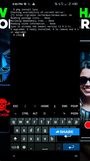 How to Use the Lynx Text-Only Web Browser in Termux (Android Hacking/Linux Basics) #termuxhacking