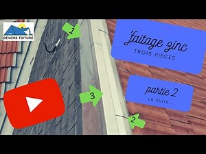 faitage zinc 3 prieces part.2