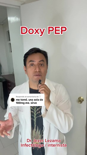 Uso correcto de la doxiciclina en prevención de ITS