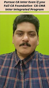 Pursue CA Inter Even if you Fail CA Foundation CA CMA Inter Integrated Program | MASTERMINDS For CA