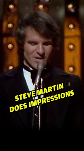 Steve Martin with an impression of the incredible shrinking man 🧍‍♂️ Watch more of his live stand-up on our YouTube channel - https://youtu.be/eLhlJgNKZ60?si=FaOwjuBQaO3mOxto #themidnightspecial #stevemartin #comedylegend | Burt Sugarman’s The Midnight Special