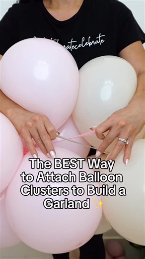 6.6K views · 251 reactions | Balloon Tip: Learn the best way to attach balloon clusters when building a garland!  This method makes your clusters tighter, cleaner, and gap-free for a flawless balloon arch. ✨ . . . #balloontutorial #balloons #diyballoongarland #balloontips#BalloonArch | Inflatedecoratecelebrate | Facebook