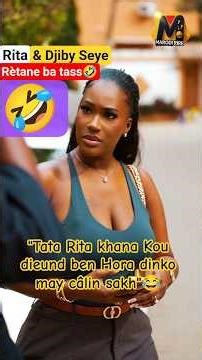 Rita and Djiby Seye: Hilarious! 🤣 #viral #senegal #fyp #comedy #news #shorts #dakar