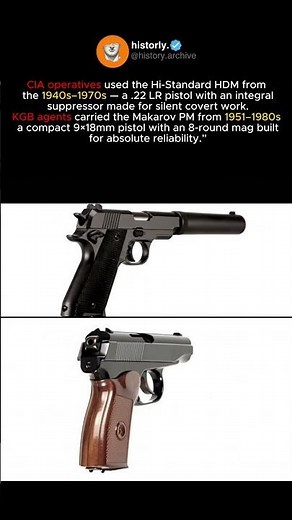 KGB vs CIA: The Guns Spies Trusted Most