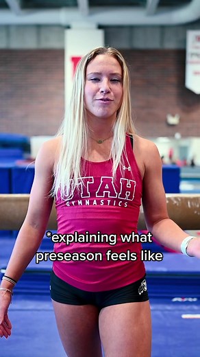 Abby Paulson Gymnastics Preseason Experience