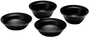 Snow Peak Earthen Pot Zen Bowl Set - Ceramic Dinnerware Set with Bowls, Plates & Mesh Bag - Sleek Tableware Set for Camping & At-Home Use