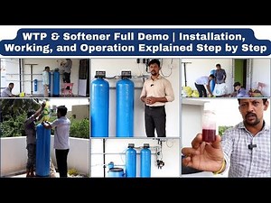 Hard Water softener Treatment Plant Installation & Demo video | Fully explained | Guru Technologies