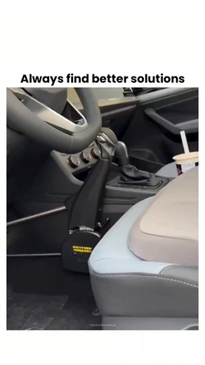 Theviralblendhub on Instagram: "The X post shares a 12-second video of a Drivesure hand-control device, a lever-based system mounted on the dashboard that links to foot pedals, enabling hand-operated acceleration and braking for drivers with leg impairments. With 1.7K likes and 1.2M views in under 12 hours, it promotes resilience through innovation, drawing replies that affirm its value for paraplegics while noting its evolution from 20th-century designs. Such aids enhance independence; NHTSA es