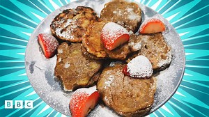 Omari's vegan banana fritters