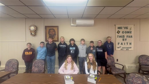 1K views · 33 reactions | The Confirmation Class wanted to say good luck to our State bound volleyball team. A special shout out to Amelia, Brooke and Maddie for representing Greenfield Lutheran Church. | Greenfield Lutheran Church - ELCA | Facebook
