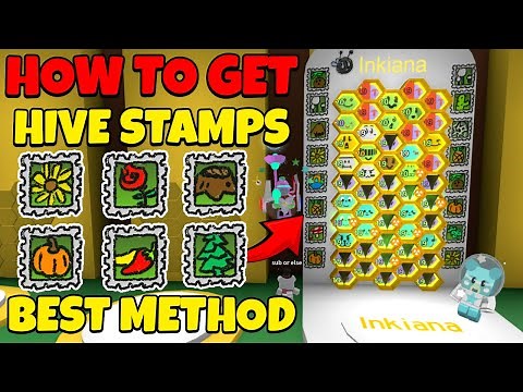 HOW TO GET *HIVE STAMPS* in Bee Swarm Simulator! (Easy Method)