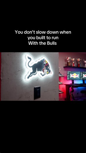 It’s baaaaack You, don’t slow down when you built to run With the Bulls #neon #sign #viral
