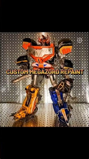 CUSTOM MEGAZORD REPAINT #custom #powerrangers #actionfigures #repaint #90s #megazord