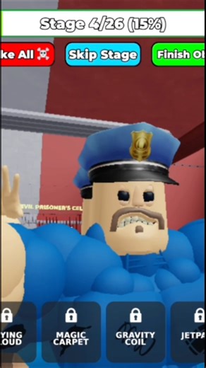 fat barry vs string BAARY PRISON RUN OOBBYY #roblox