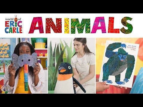 ANIMALS | Make an Elephant Mask / Move Like an Animal / From Head to Toe Read Aloud | ERIC CARLE