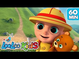 🐻The Bear Went Over the Mountain - S3EP13 Kindergarten Fun Highlights Compilation - LooLoo Kids