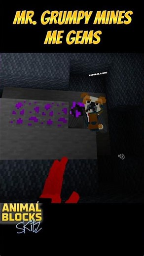 Mr. Grumpy Mines DIAMONDS [Animal Blocks Skitz]