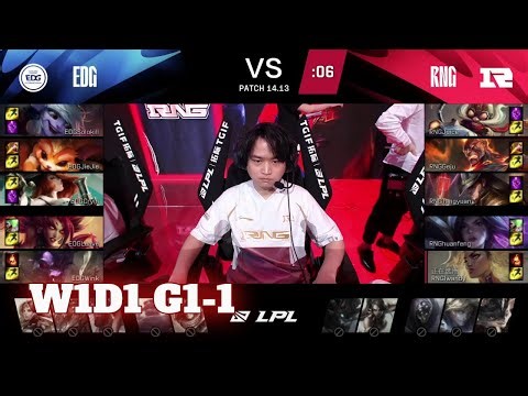 EDG vs RNG - Game 1 | Week 1 Day 1 LPL Summer 2024 | Edward Gaming vs Royal Never Give Up G1