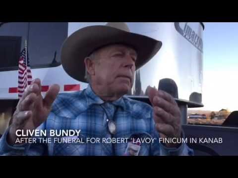 Cliven Bundy speaks after Kanab funeral for LaVoy Finicum