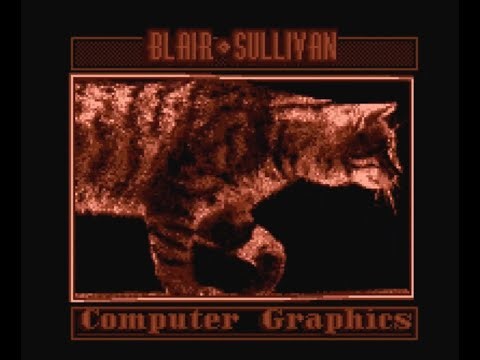 Commodore Amiga - "El Gato Animation" Demo by Kevin Sullivan (1987) - UHD 4K / 60fps