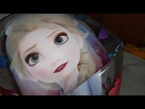 Big Frozen beach ball popping