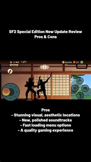 My review on SF2 Special Edition New Update #shadowfight #sf2 #specialedition #nekkigames