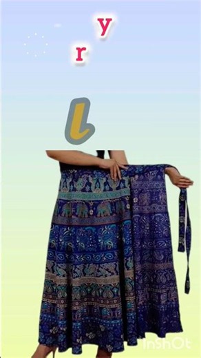 convert a skirt into flared plazo🤩✨