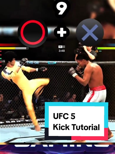 ufc 5 Tutorial Kick Tuto Coup de pied #ufc5 #kick #gaming #ps5 #tips