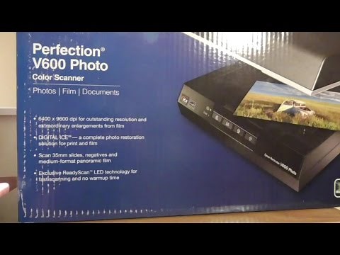Epson V600 Flatbed Scanner - Review and Unboxing
