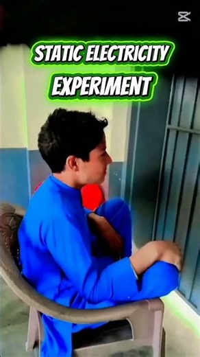Electrostatic experiment| #viral #facts #science #shorts #funny #dreamscreenai #disney #fun