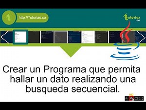 arrays – java (busqueda secuencial de un dato)