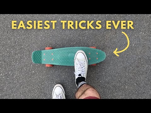 The EASIEST Penny Board Tricks for Absolute Beginners