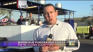 17 News is hosting our annual BBQ with Alliance Against Family Violence right outside our KGET Studios at 22nd and M Streets in Downtown. $5 gets you a hamburger lunch, complete with chips, a cookie and a drink. You can also buy raffle tickets for a chance to win a 60-inch TV and Blu-ray player. | KGET - TV 17 Bakersfield