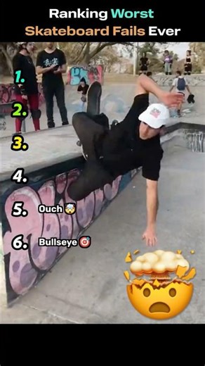 Ranking WORST Skateboard Fails Ever 🤯🛹