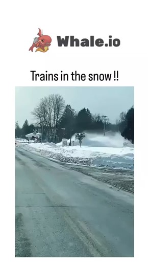 sizuux on Instagram: "This viral video compilation captures multiple trains— including Canadian National and Amtrak units—plowing through massive snow drifts up to several feet deep, creating explosive clouds of powder that evoke satisfying ASMR sensations, amassing 423,000 views and 3,991 likes within a day. A key reply notes that on Canada's busy Trans-Canada rail line, trains run every 15 minutes, naturally preventing deep accumulation without dedicated plows, contrasting the dramatic efforts